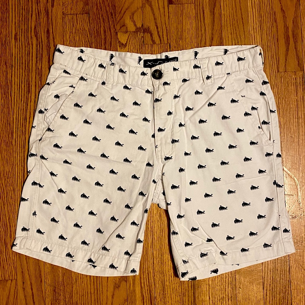 Whale Pattern Shorts